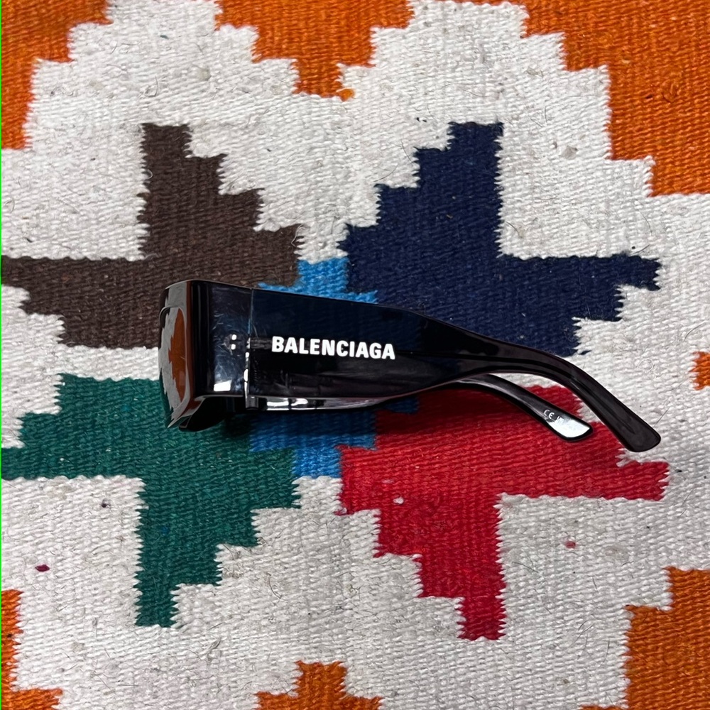 Unisex Authentic Balenciaga Black Cate Eye Sunglasses